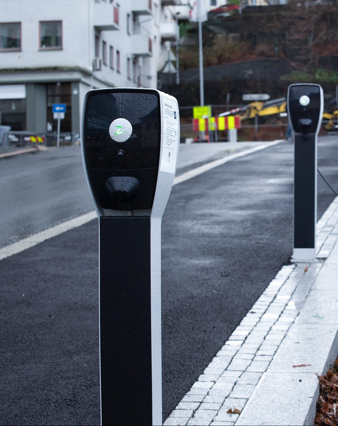 Zaptec Pro EV Charger car park